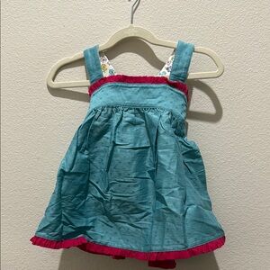 Matilda Jane Teal and Red Kids Top